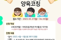 1:1 맞춤형 양육코칭 참여자 모집