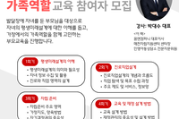 [장애자녀의 평생미래설계를 위한 가족역할교육 참여자모집]